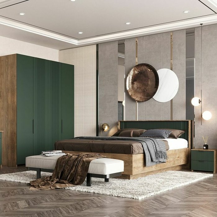 Прикроватная тумба Герта зеленого цвета - лучшие Прикроватные тумбы в INMYROOM Прикроватная тумба Герта зеленого цвета - лучшие Прикроватные тумбы в INMYROOM