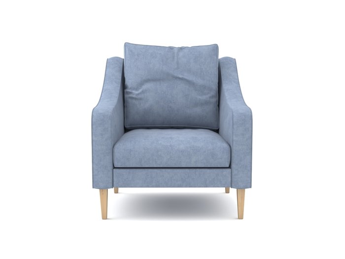 Кресло Ричи голубого цвета - лучшие Интерьерные кресла в INMYROOM