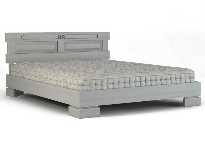 Кровать Варна бук-серый 120х200