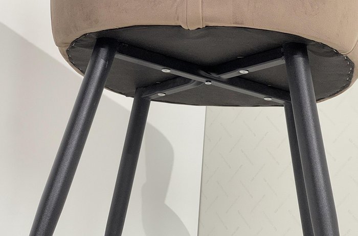 Стул Ричард темно-бежевого цвета - лучшие Обеденные стулья в INMYROOM