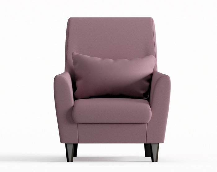 Кресло из велюра Кастилия темно-розового цвета - купить Интерьерные кресла по цене 10190.0