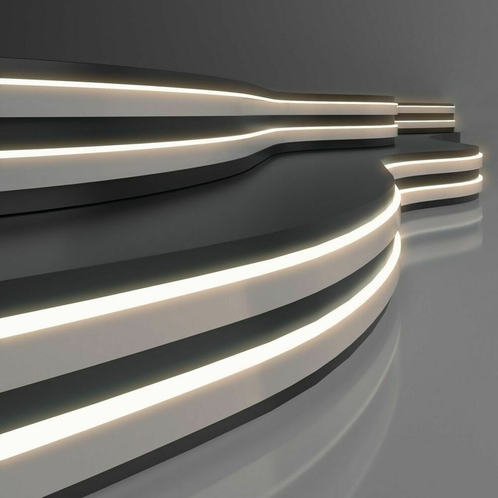 Светодиодный гибкий неон 24В 10Вт/м 120 Led/м 4200K IP65