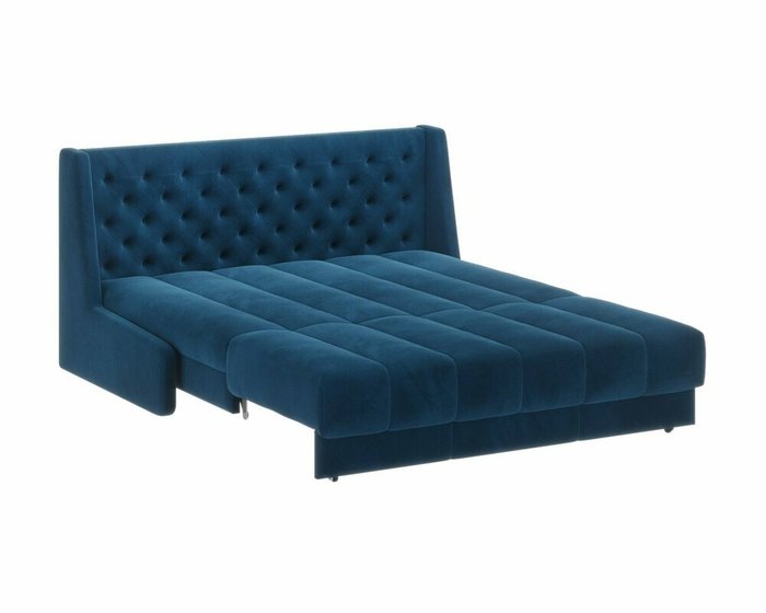 Диван-кровать Ричмонд синего цвета - купить Прямые диваны по цене 72490.0