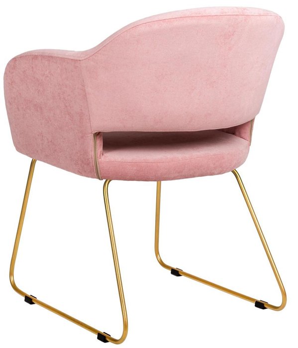 Стул с подлокотниками Oscar розового цвета - лучшие Обеденные стулья в INMYROOM