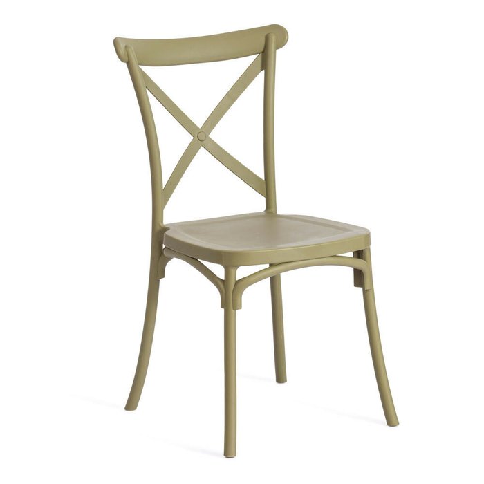 Набор из двух стульев Cross зеленого цвета - купить Обеденные стулья по цене 4840.0