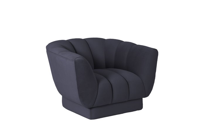 Кресло Fabio темно-синего цвета  - купить Интерьерные кресла по цене 73500.0