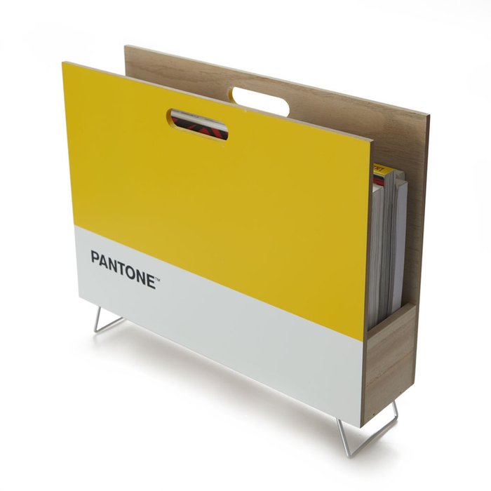 Газетница Pantone бело-желтого цвета - купить Газетницы по цене 5880.0