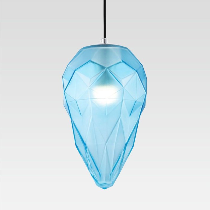 Подвесной светильник Globo с плафоном голубого цвета - купить Подвесные светильники по цене 6740.0