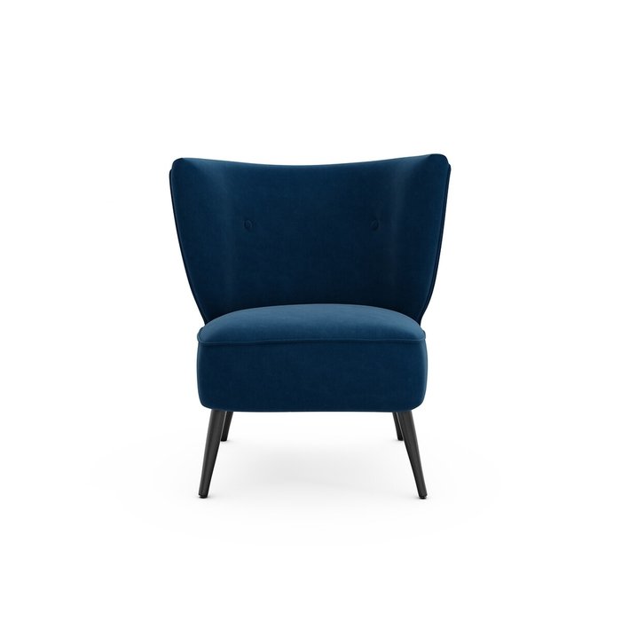 Кресло Franck темно-синего цвета - купить Интерьерные кресла по цене 51753.0