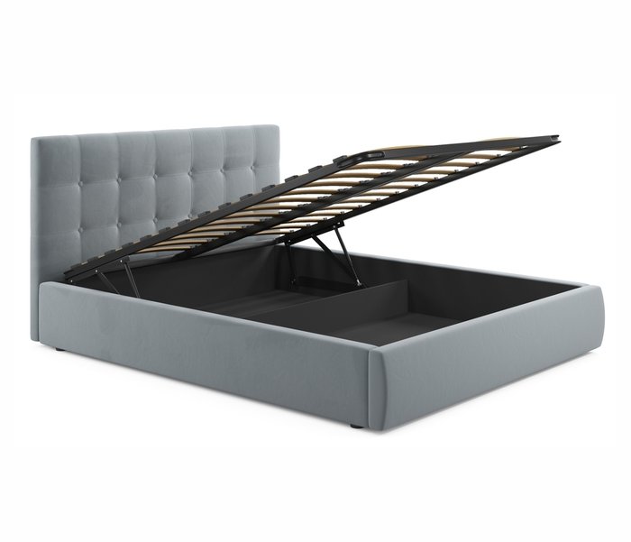 Кровать Selesta 160х200 с подъемным механизмом серого цвета - купить Кровати для спальни по цене 25300.0