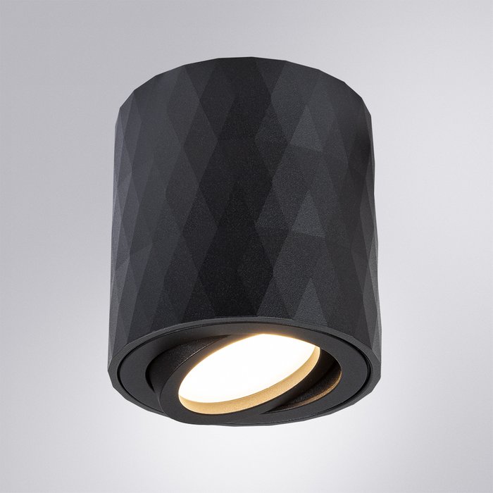 Точечный накладной светильник Fang черного цвета - купить Накладные споты по цене 990.0
