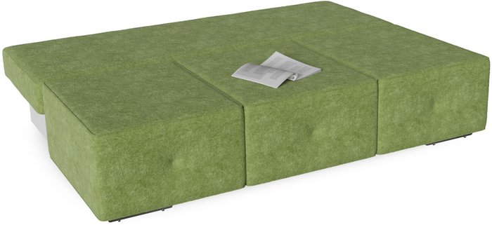 Диван-кровать прямой Хавьер Apple еврокнижка - лучшие Прямые диваны в INMYROOM