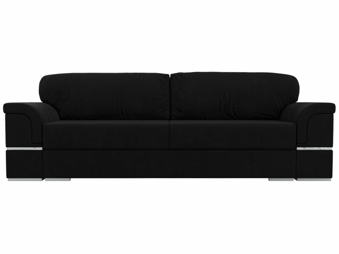 Прямой диван-кровать Порту черного цвета - купить Прямые диваны по цене 58999.0