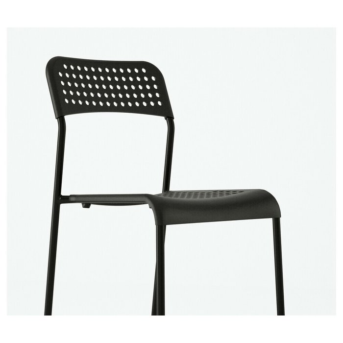 Стул Adde черного цвета  - купить Обеденные стулья по цене 3150.0