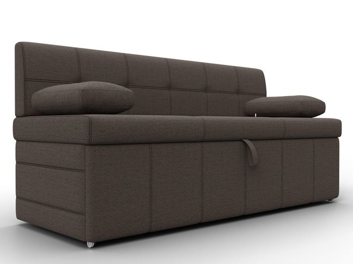 Диван Лео темно-коричневого цвета Диван Лео темно-коричневого цвета