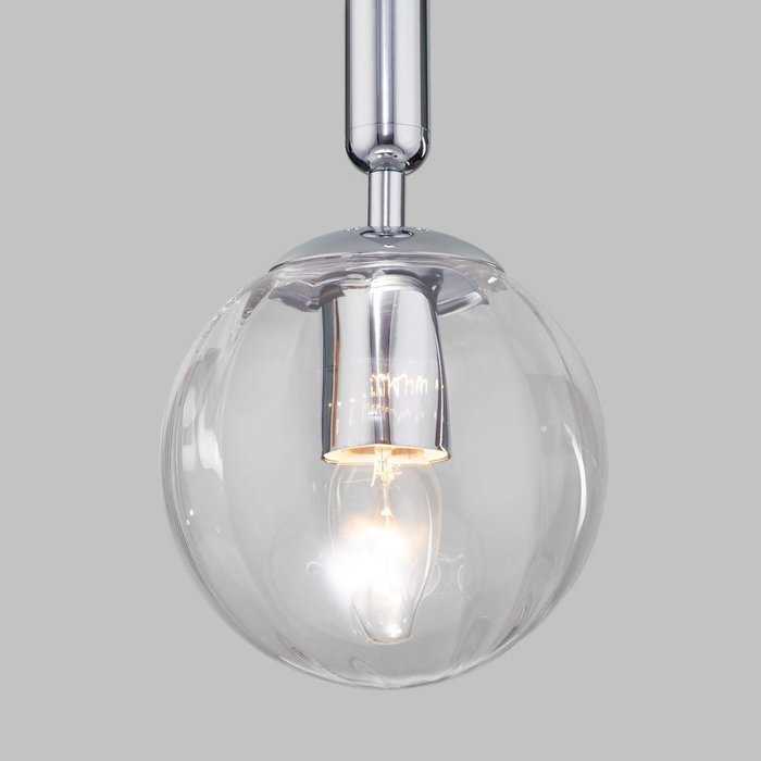 Подвесной светильник со стеклянным плафоном 50208/1 прозрачный Joy - лучшие Подвесные светильники в INMYROOM