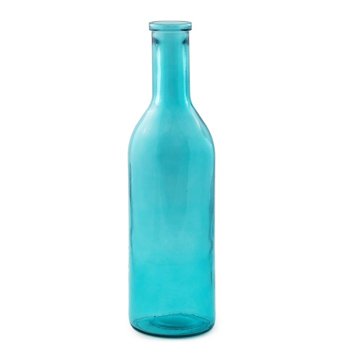 Бутыль Large Blue Rustic Glass голубого цвета