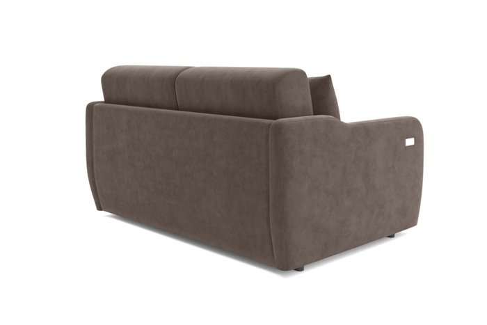 Прямой диван-кровать серо-коричневого цвета  - лучшие Прямые диваны в INMYROOM