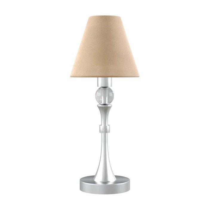 Настольная лампа Eclectic с бежевым абажуром 