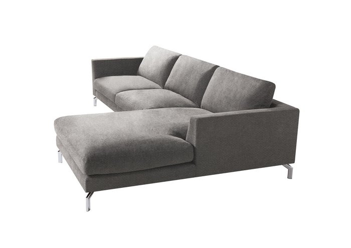 Угловой диван Ohio темно-серого цвета - лучшие Угловые диваны в INMYROOM