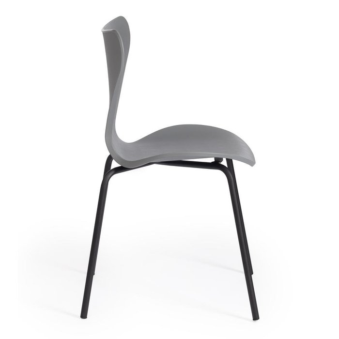 Стул Jacobsen серого цвета - купить Обеденные стулья по цене 3590.0