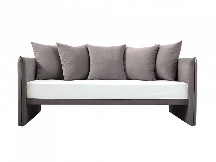 Диван-кровать Milano темно-серого цвета - купить Прямые диваны по цене 37995.0
