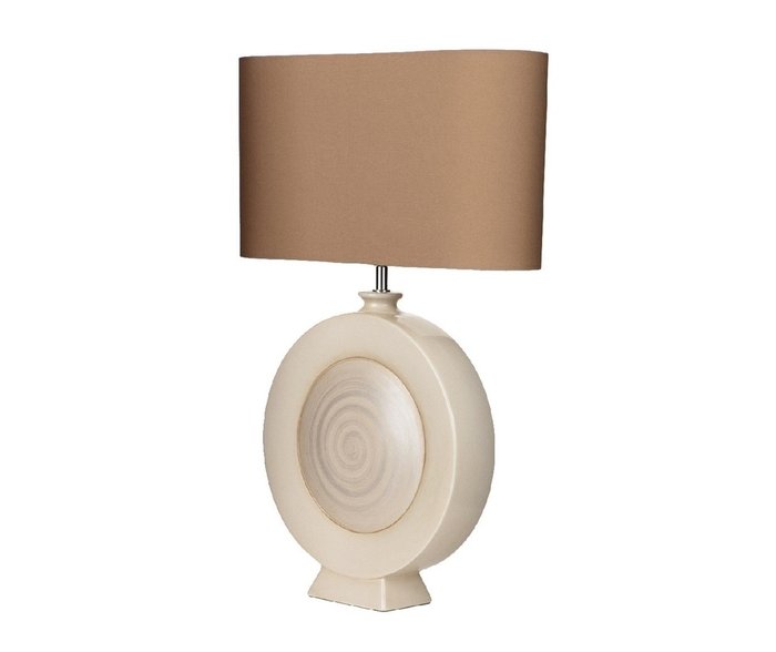 Настольная лампа с бежевым основанием - купить Настольные лампы по цене 37880.0