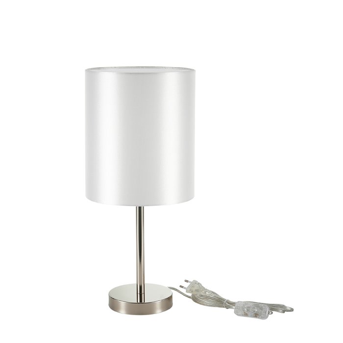  Настольная лампа Noia с белым абажуром  - купить Настольные лампы по цене 5590.0