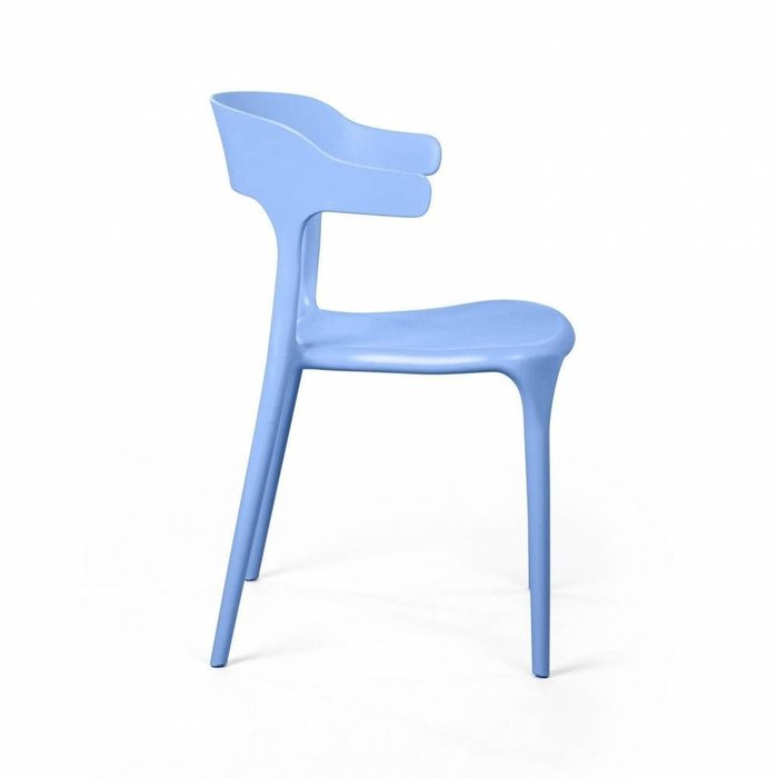 Стул Leo голубого цвета - лучшие Обеденные стулья в INMYROOM