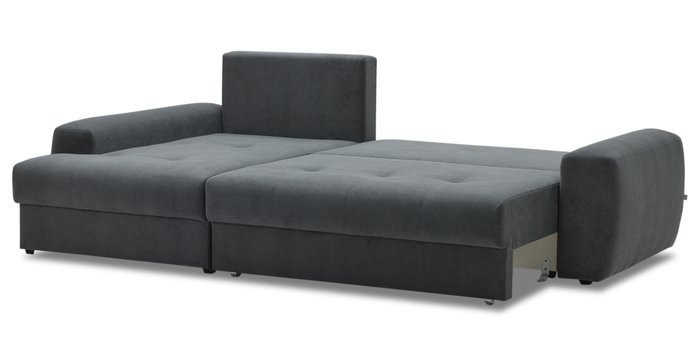 Угловой диван-кровать Коста темно-серого цвета - лучшие Угловые диваны в INMYROOM