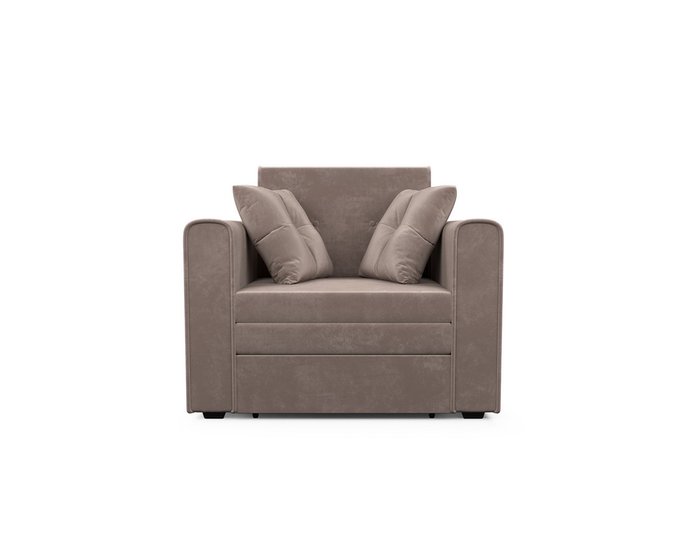Кресло-кровать Санта серо-коричневого цвета - купить Интерьерные кресла по цене 21890.0