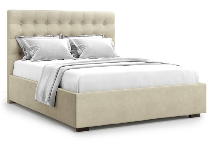 Кровать с подъемным механизмом Brayers 160х200 бежевого цвета - купить Кровати для спальни по цене 40000.0