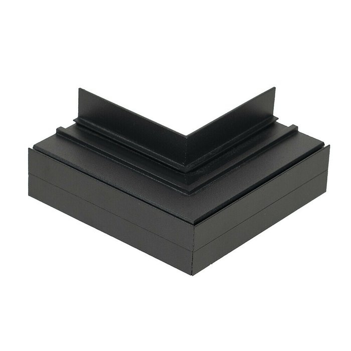 Соединитель угловой Tech черного цвета - купить Соединитель (коннектор) для треков по цене 540.0