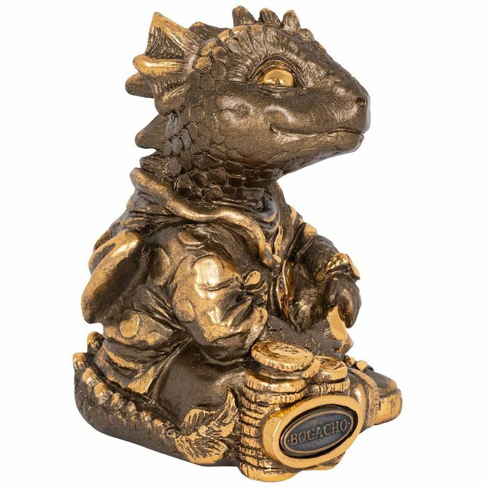 Статуэтка Дракон Раймонд бронзового цвета - купить Фигуры и статуэтки по цене 1993.0