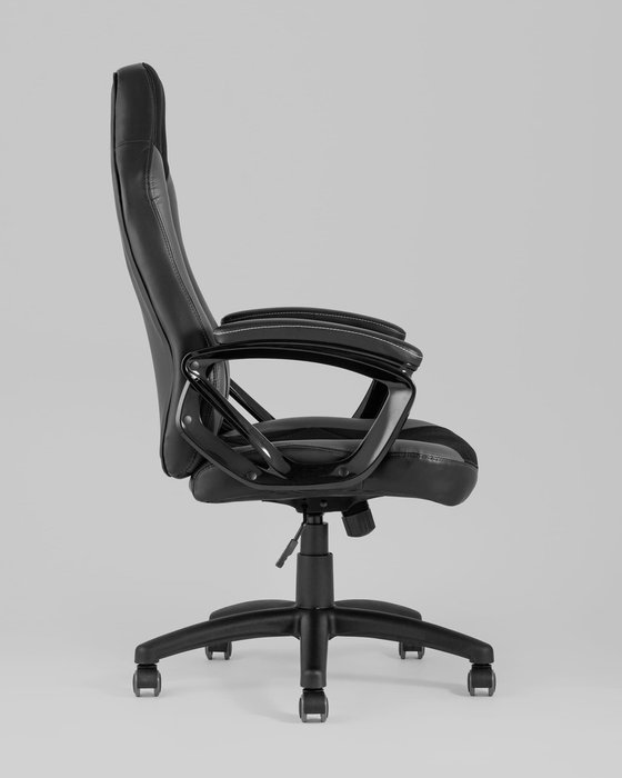 Кресло игровое Top Chairs Skyline серо-черного цвета - лучшие Офисные кресла в INMYROOM