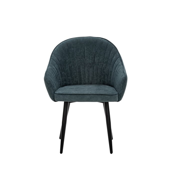 Стул Вайд темно-зеленого цвета с черными ножками - купить Обеденные стулья по цене 10560.0