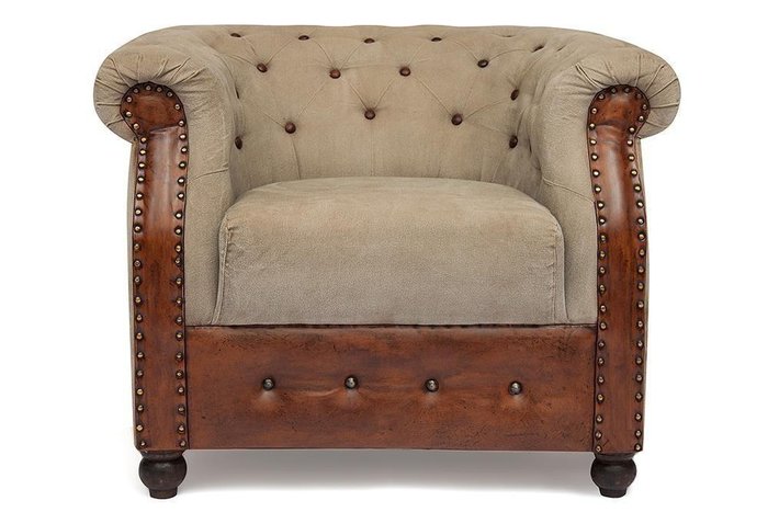Кресло Chelsey коричневого цвета - купить Интерьерные кресла по цене 71820.0