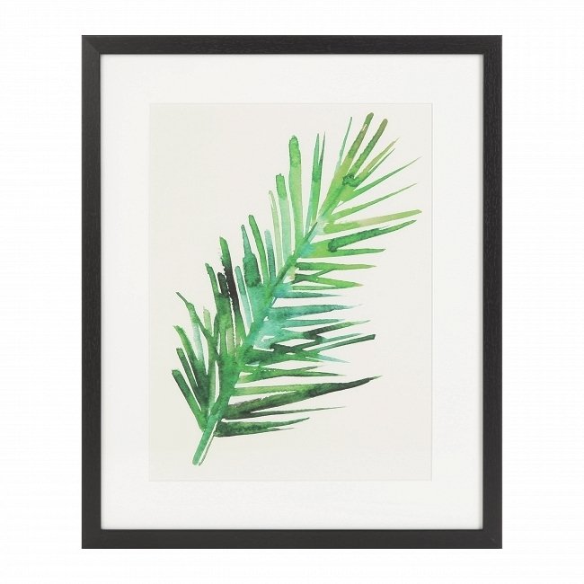 Постер в раме с изображением пальмового листа Palm 2