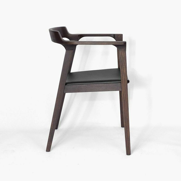 Стул Нью-Йорк черно-коричневого цвета - лучшие Обеденные стулья в INMYROOM