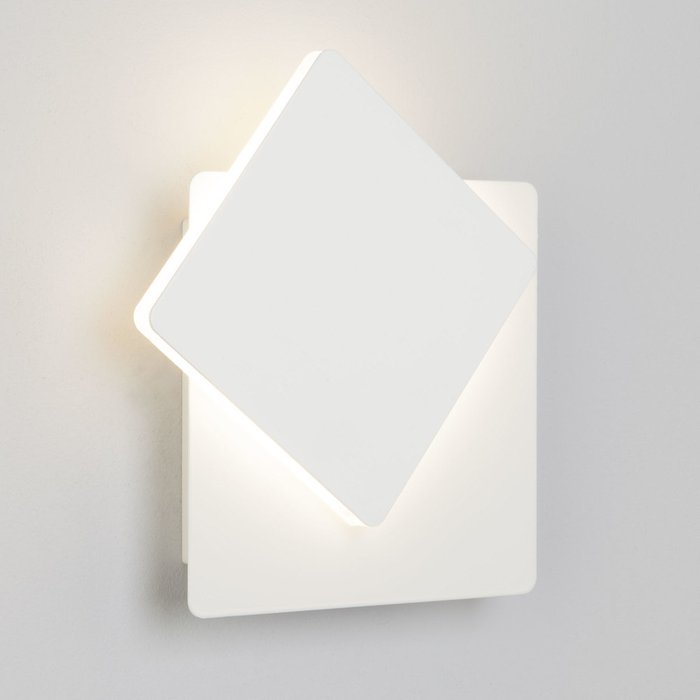Светодиодный настенный светильник 40136/1 белый - лучшие Бра и настенные светильники в INMYROOM