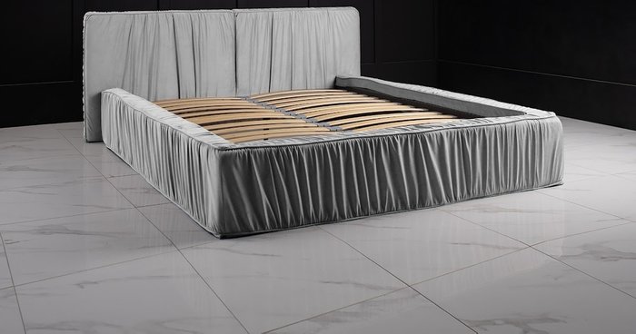 Кровать Storm 180х200 светло-серого цвета - лучшие Кровати для спальни в INMYROOM
