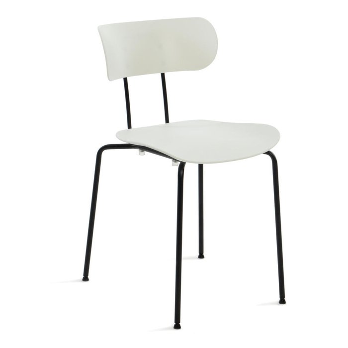 Набор из четырех стульев Van Hallen белого цвета - купить Обеденные стулья по цене 12440.0