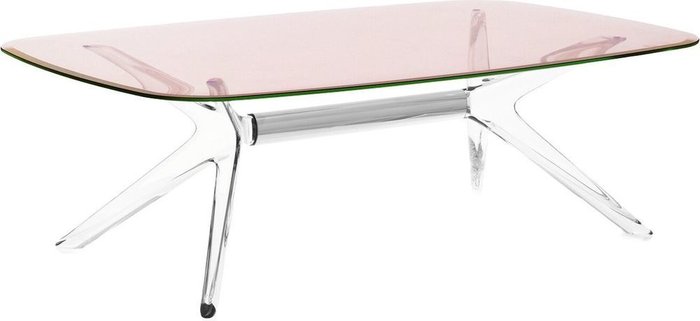 Журнальный столик Blast с розовой столешницей - лучшие Журнальные столики в INMYROOM
