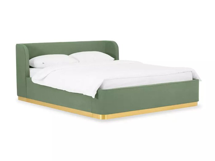 Кровать Vibe 160х200 зеленого цвета с подъемным механизмом - купить Кровати для спальни по цене 121230.0