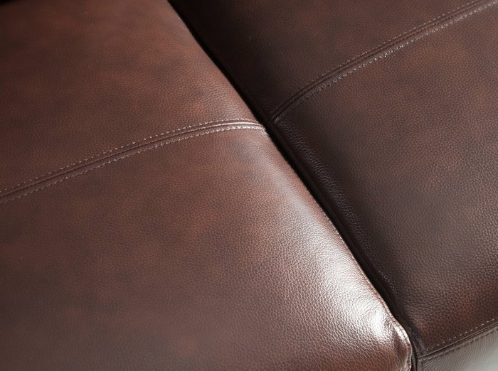 Диван трехместный коричневого цвета - лучшие Прямые диваны в INMYROOM