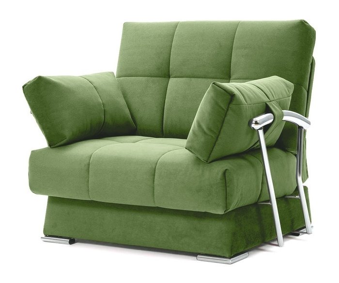 Кресло раскладное Дудинка Galaxy зеленого цвета