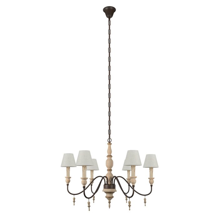 Подвесная люстра Country 10419 (ткань, цвет белый)