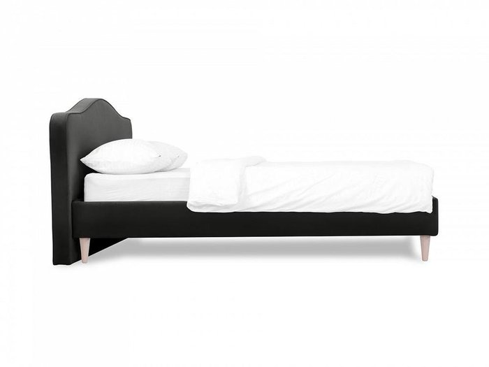 Кровать Queen II Elizabeth L 160х200 черного цвета - купить Кровати для спальни по цене 48500.0