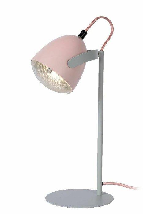 Настольная лампа Dylan 05537/01/66 (металл, цвет розовый)