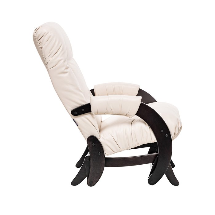 Кресло-качалка Модель 68 молочного цвета - лучшие Интерьерные кресла в INMYROOM